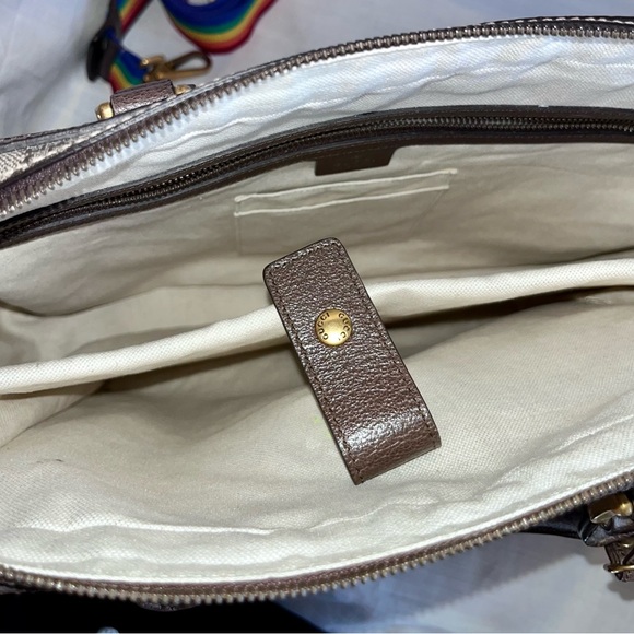 Gucci Gold GG Supreme Briefcase - Picture 2 of 3